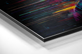 Melt Down Brushed Aluminum Dibond Wall Art.
