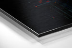 Scattering Ideas Brushed Aluminum Dibond Wall Art.