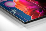 Woman Brushed Aluminum Dibond Wall Art.