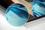 Girl with a Pearl Earring Brushed Aluminum Dibond Wall Art.