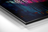 Lips Brushed Aluminum Dibond Wall Art.