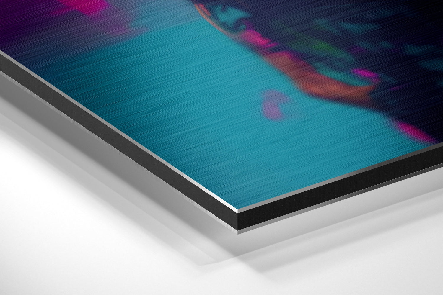 Fashionate Panda Brushed Aluminum Dibond Wall Art.