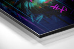 Panda Brushed Aluminum Dibond Wall Art.
