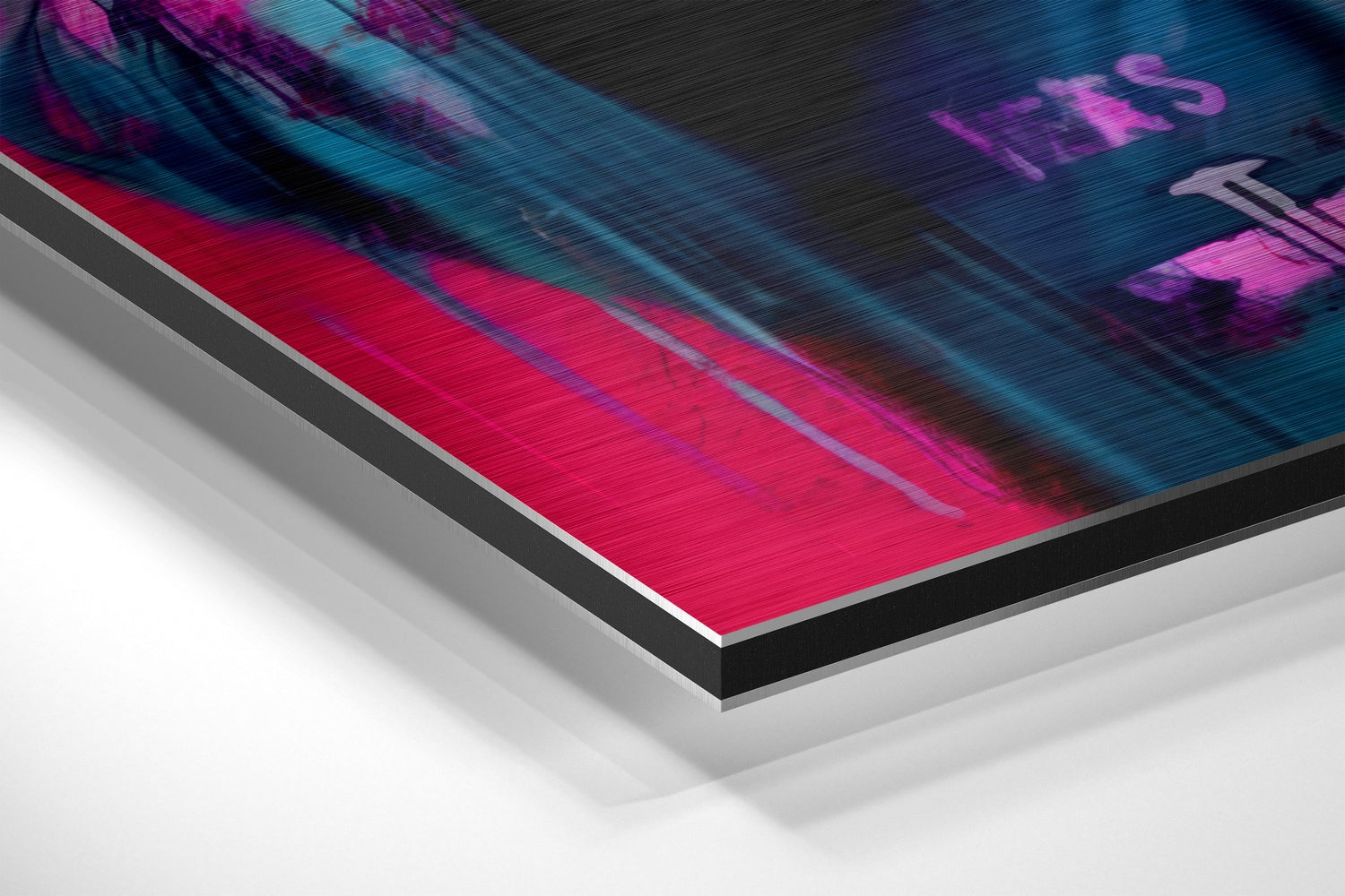 Panda Brushed Aluminum Dibond Wall Art.