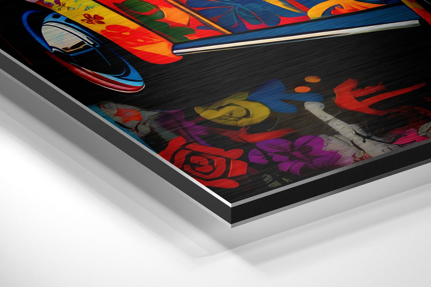 VW Brushed Aluminum Dibond Wall Art.