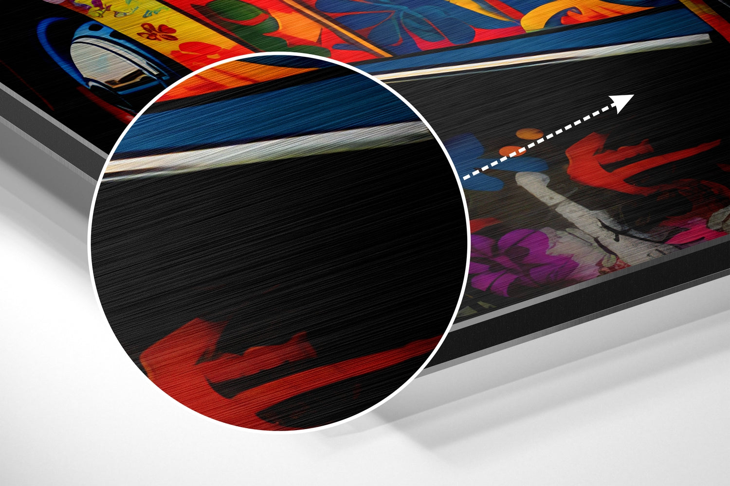 VW Brushed Aluminum Dibond Wall Art.