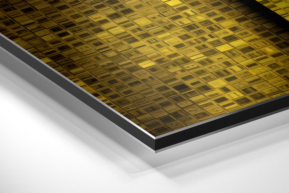 Heisenberg Brushed Aluminum Dibond Wall Art.