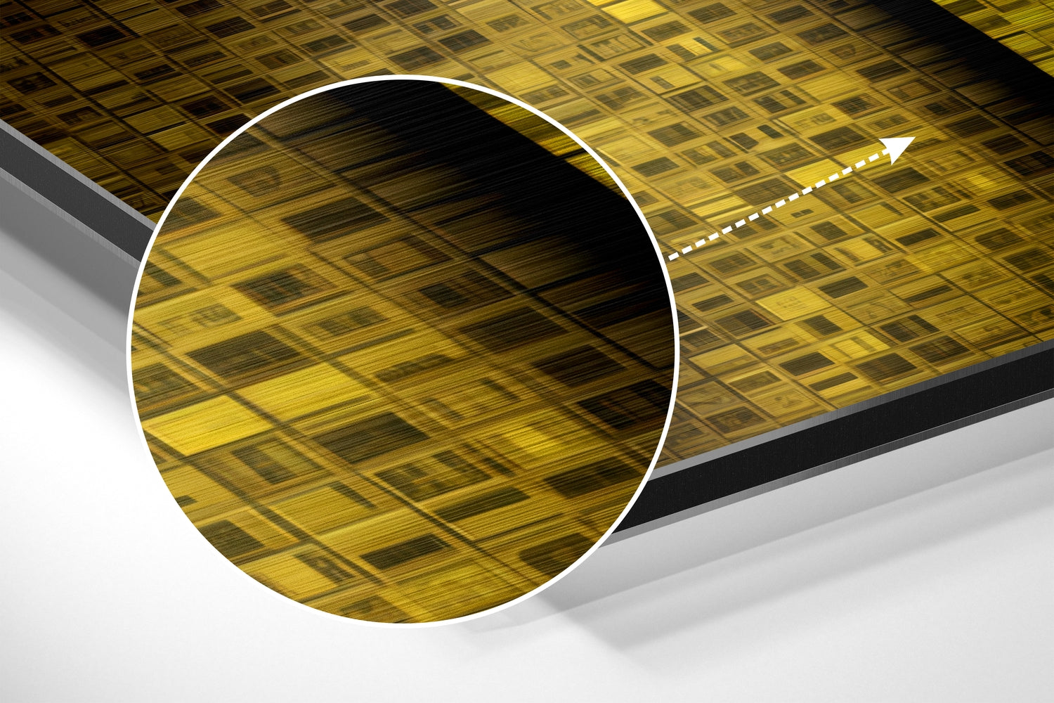 Heisenberg Brushed Aluminum Dibond Wall Art.