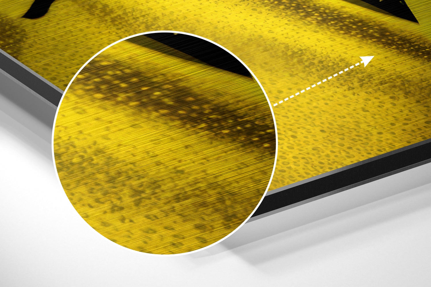 Heisenberg Brushed Aluminum Dibond Wall Art.