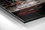 Woman in a Bar Brushed Aluminum Dibond Wall Art.