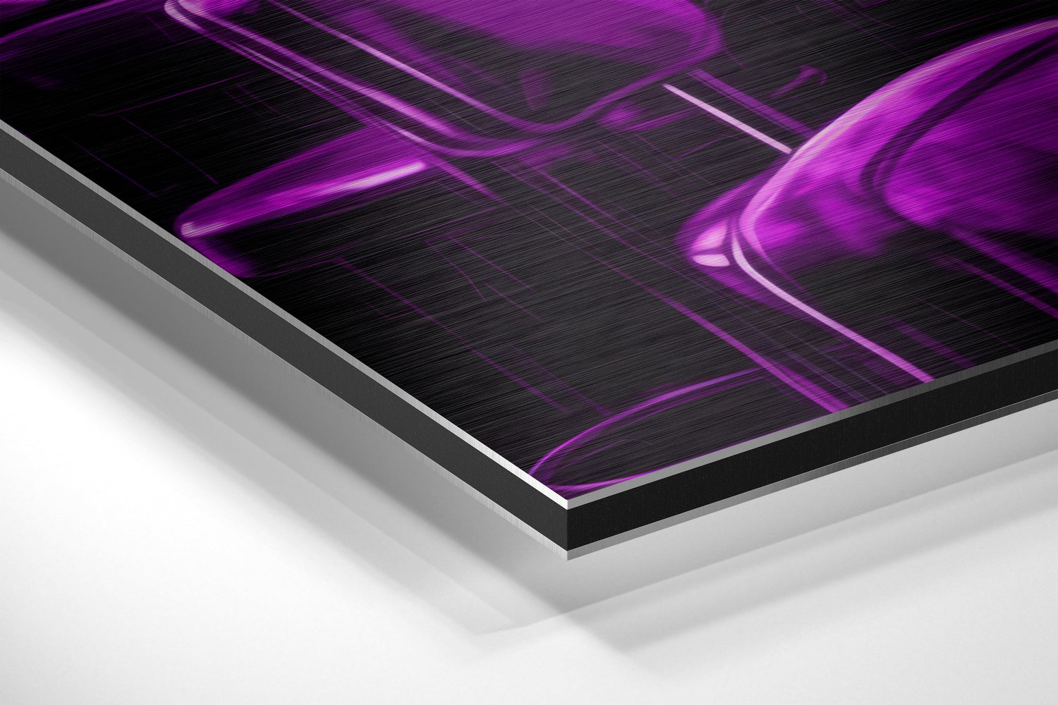 Woman in a Bar Brushed Aluminum Dibond Wall Art.