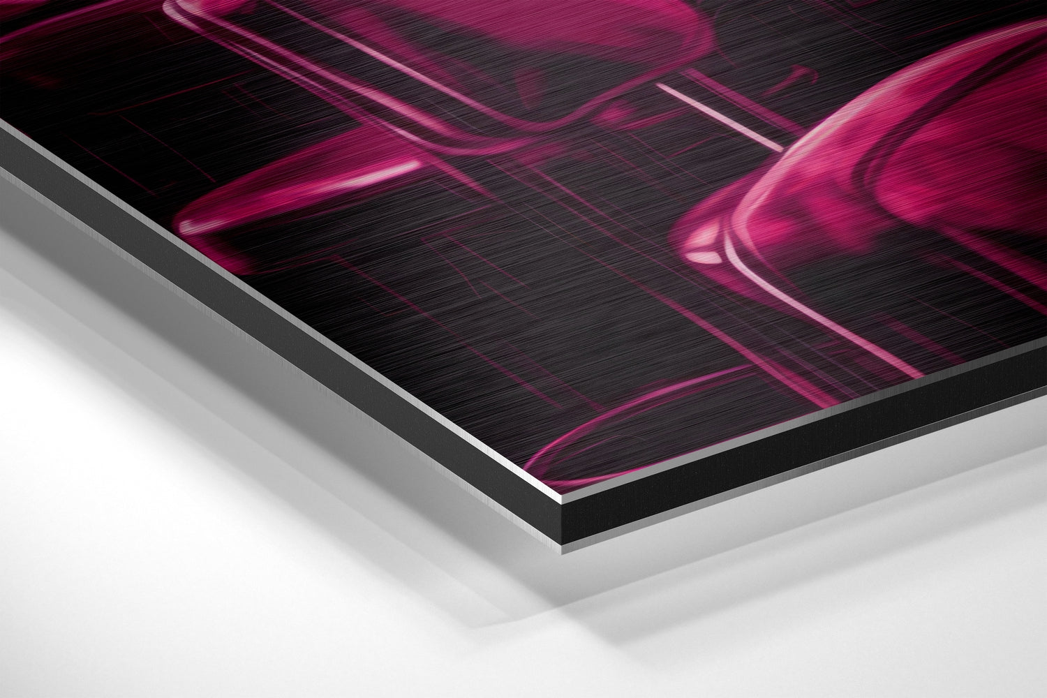 Woman in a Bar Brushed Aluminum Dibond Wall Art.