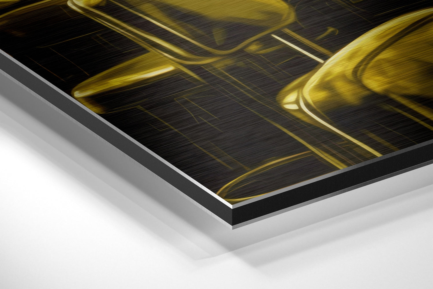 Woman in a Bar Brushed Aluminum Dibond Wall Art.