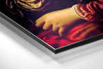 Mona Lisa Brushed Aluminum Dibond Wall Art.
