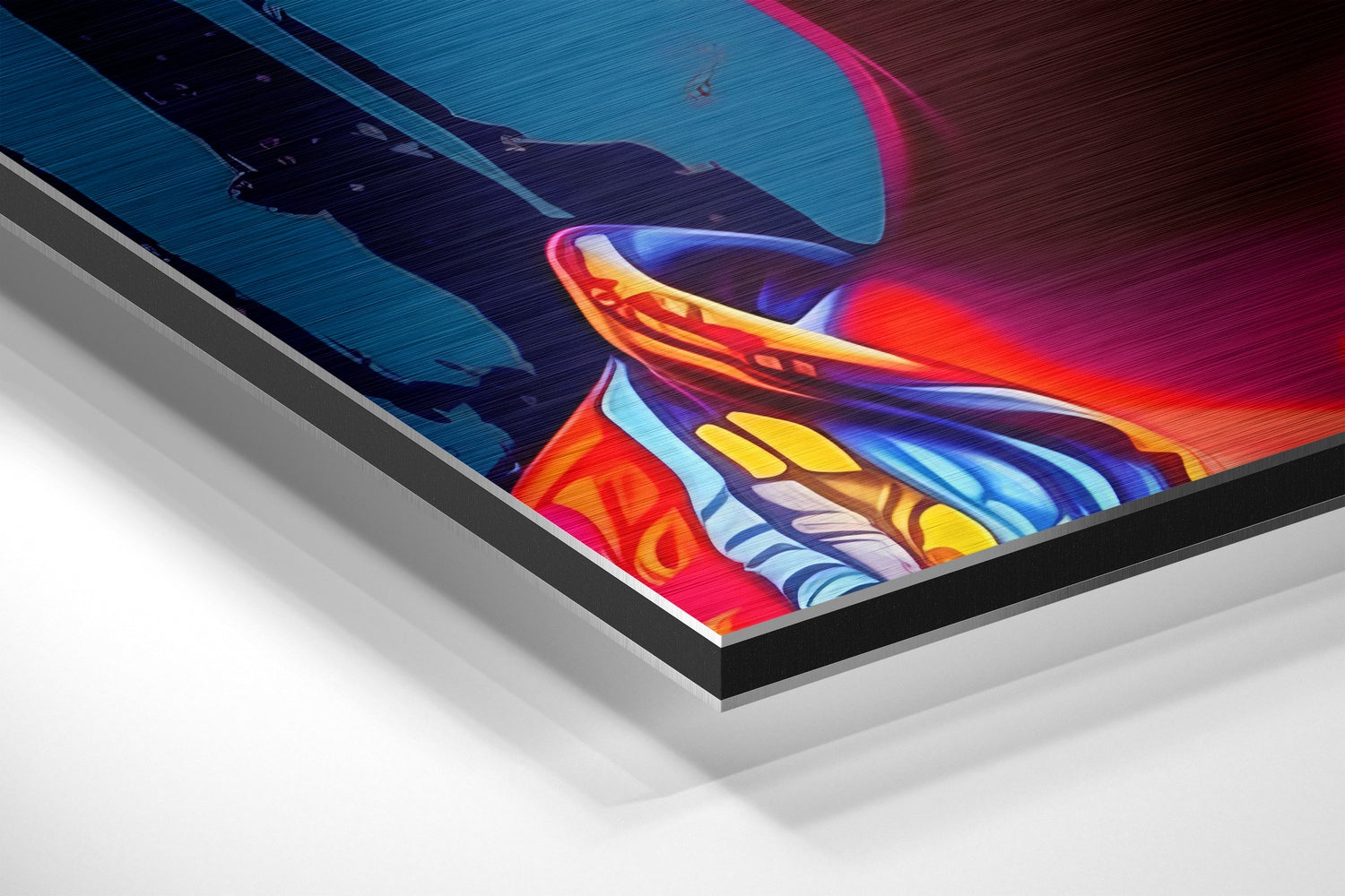 Lollipop Brushed Aluminum Dibond Wall Art.