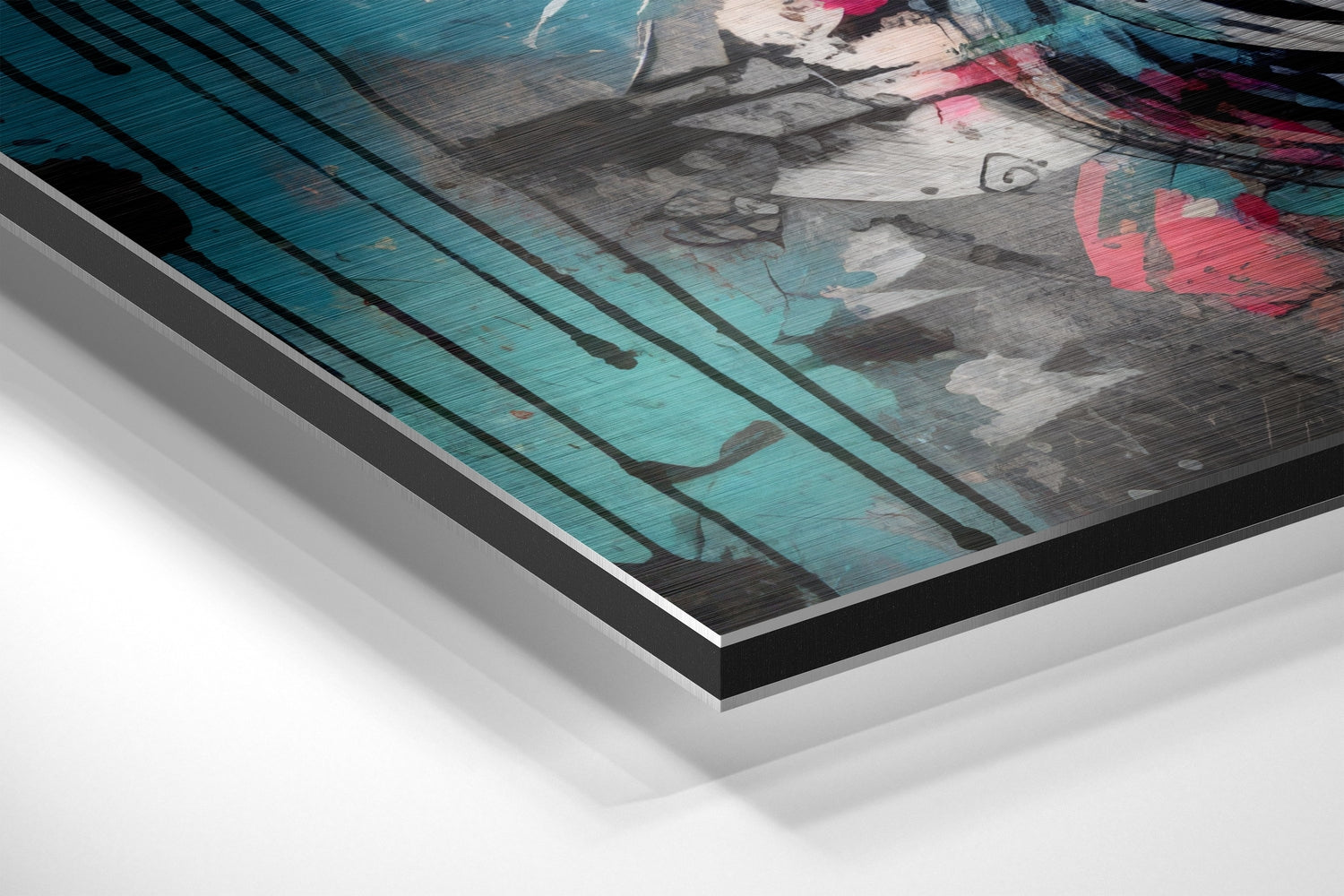 Face of Her Brushed Aluminum Dibond Wall Art.