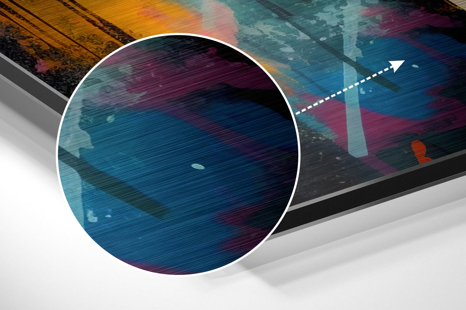 Face of Her Brushed Aluminum Dibond Wall Art.