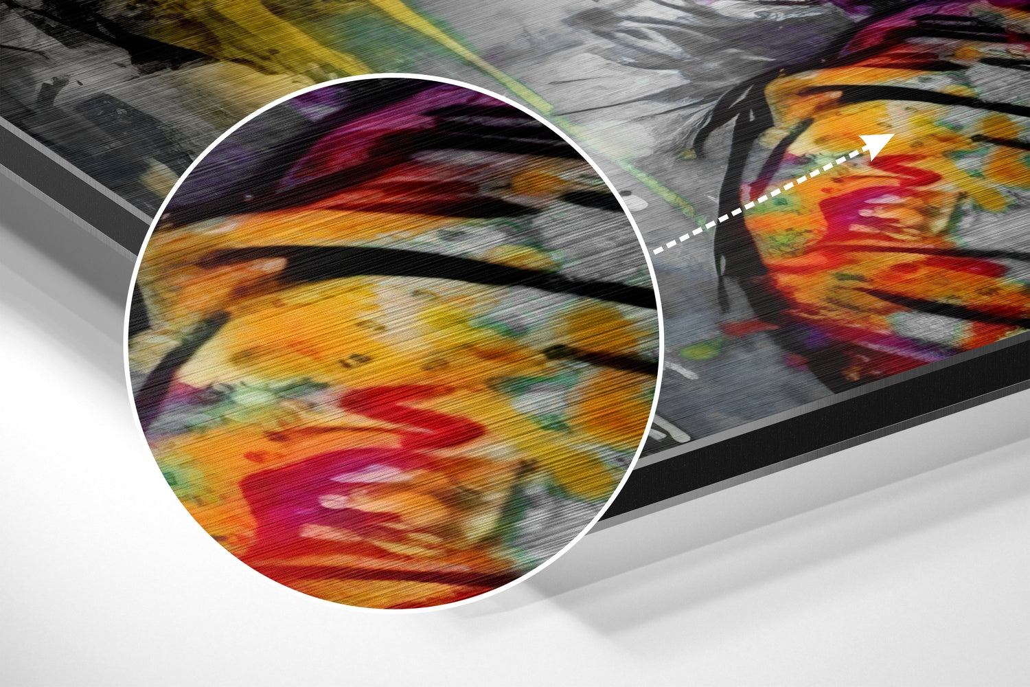 Face of Her Brushed Aluminum Dibond Wall Art.