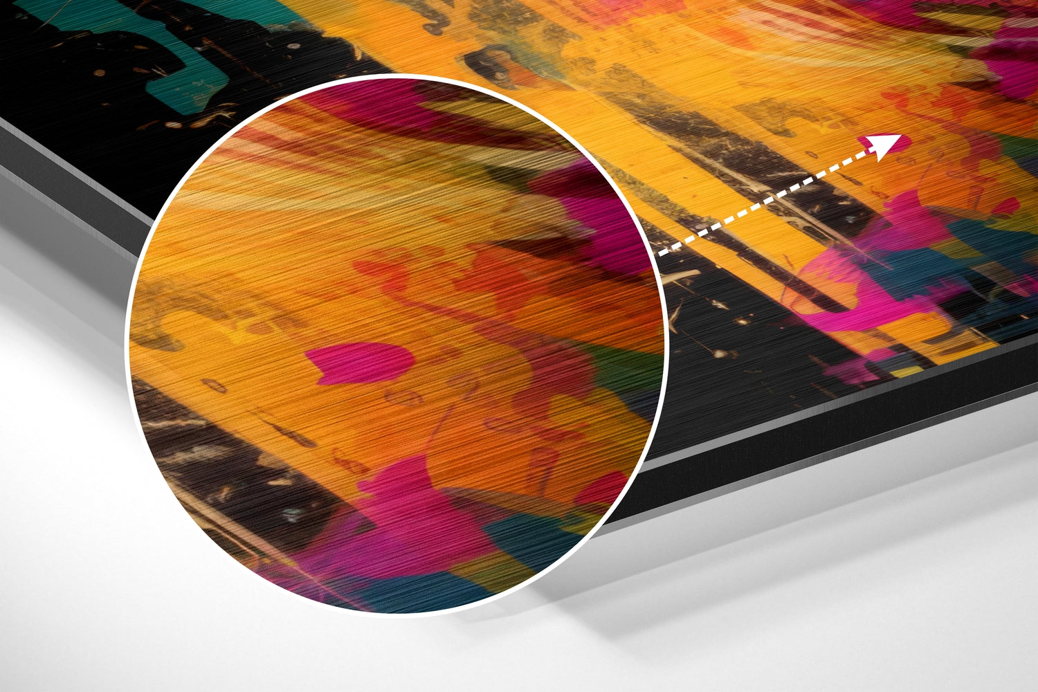 Face of Her Brushed Aluminum Dibond Wall Art.