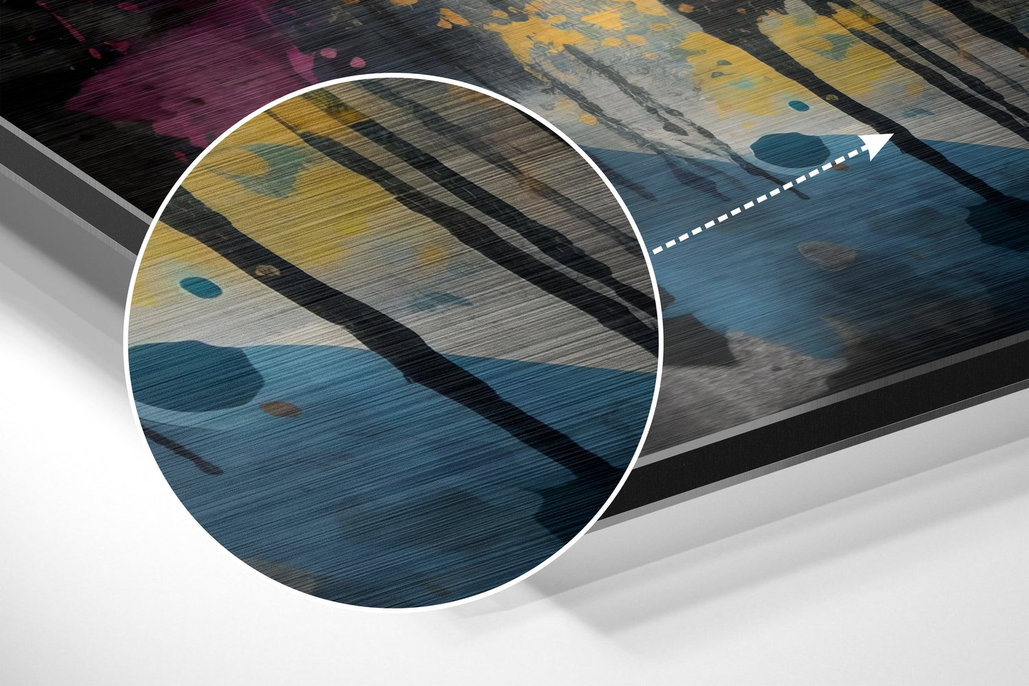 Marilyn Monroe Brushed Aluminum Dibond Wall Art.