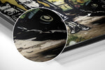 Kids and Tank Brushed Aluminum Dibond Wall Art.