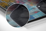 Woman Brushed Aluminum Dibond Wall Art.