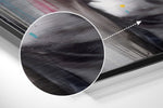 Woman Brushed Aluminum Dibond Wall Art.
