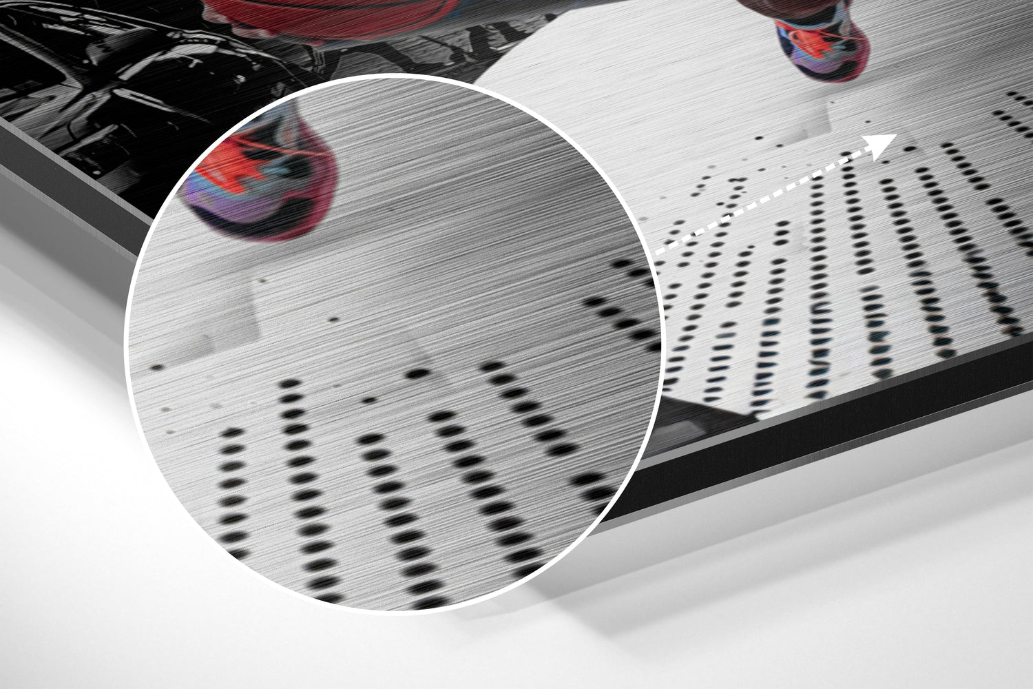 James Harden Brushed Aluminum Dibond Wall Art.