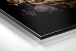 Skull Brushed Aluminum Dibond Wall Art.