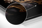Skull Brushed Aluminum Dibond Wall Art.