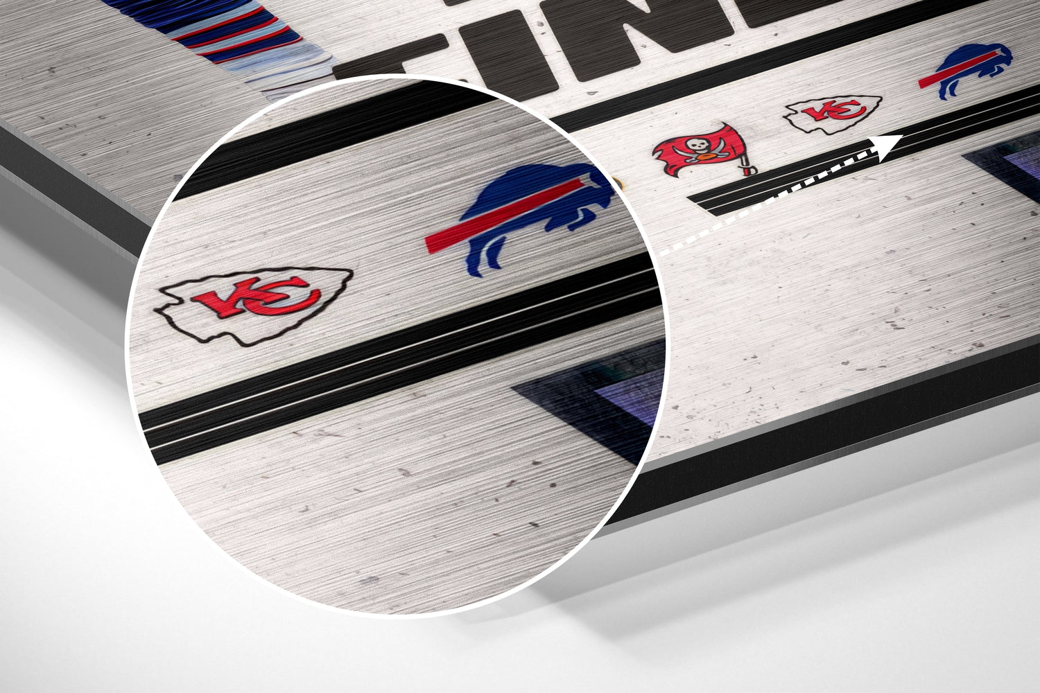 Finals NFL Brushed Aluminum Dibond Wall Art.