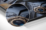 Darth Wader Brushed Aluminum Dibond Wall Art.