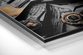 Darth Wader Brushed Aluminum Dibond Wall Art.