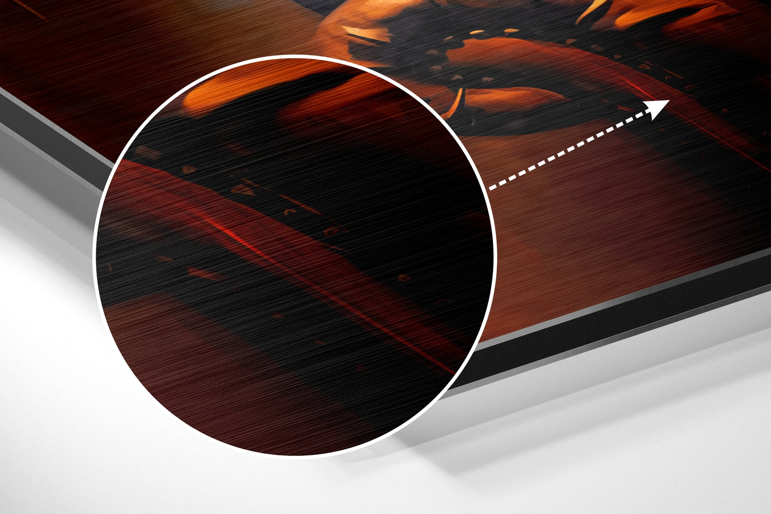 The Godfather Brushed Aluminum Dibond Wall Art.