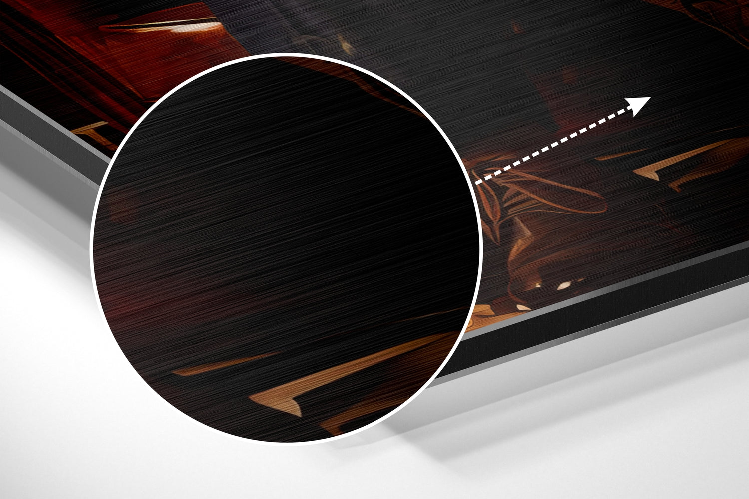 The Godfather Brushed Aluminum Dibond Wall Art.