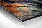 Spectacled Tiger Brushed Aluminum Dibond Wall Art.