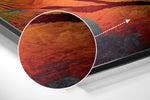 Spectacled Tiger Brushed Aluminum Dibond Wall Art.