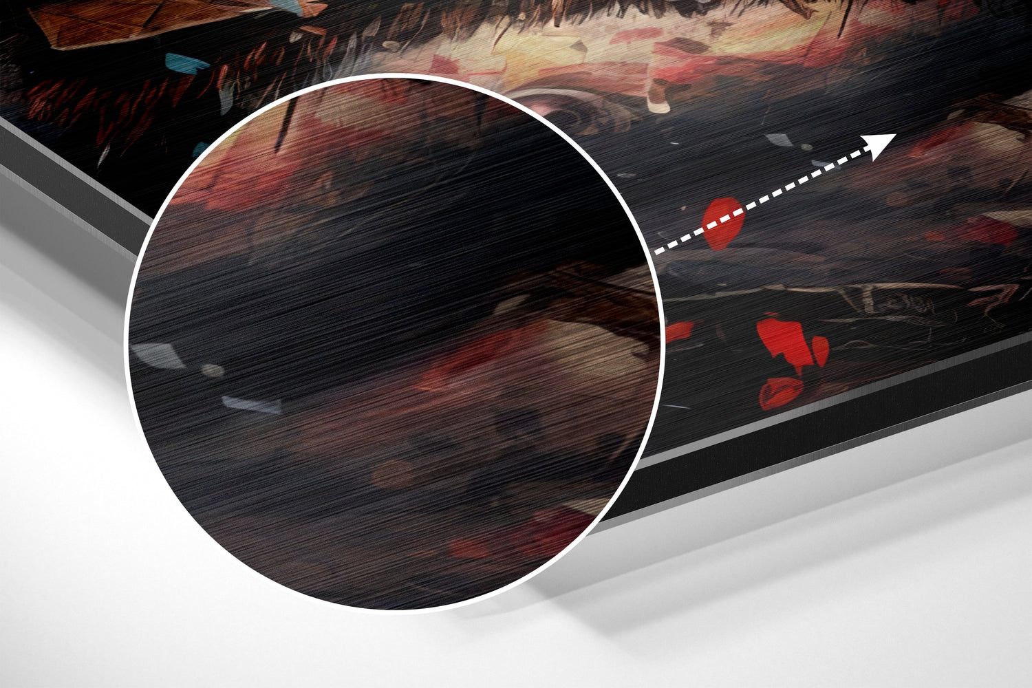 Kratos - God of War Brushed Aluminum Dibond Wall Art.