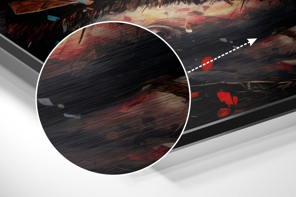 Kratos - God of War Brushed Aluminum Dibond Wall Art.