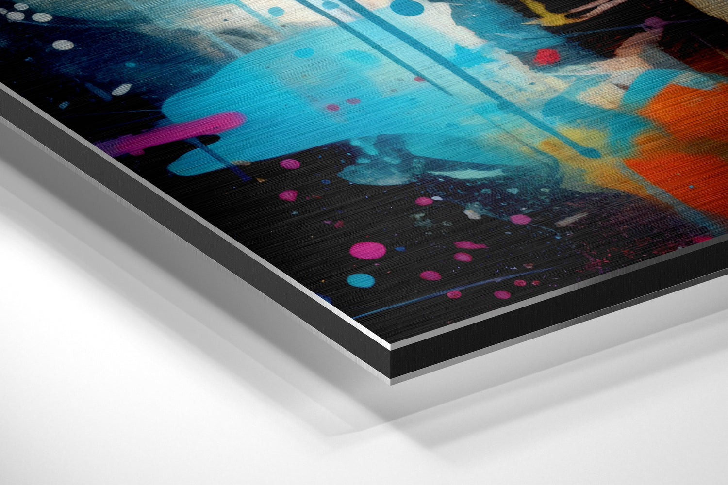 Astronaut Brushed Aluminum Dibond Wall Art.