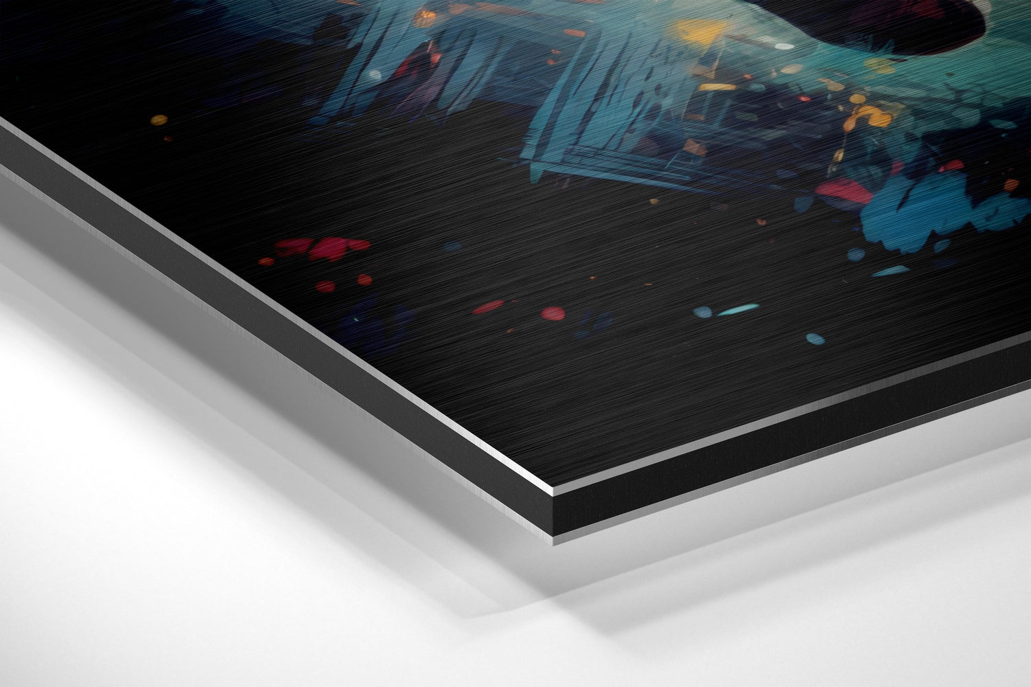 Astronaut Brushed Aluminum Dibond Wall Art.