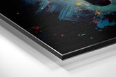 Astronaut Brushed Aluminum Dibond Wall Art.