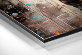 Astronaut Brushed Aluminum Dibond Wall Art.