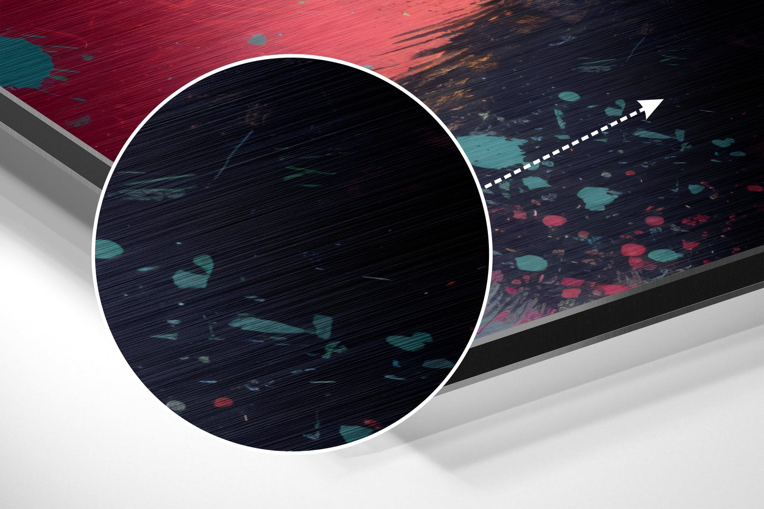 Smarty Monkey Brushed Aluminum Dibond Wall Art.