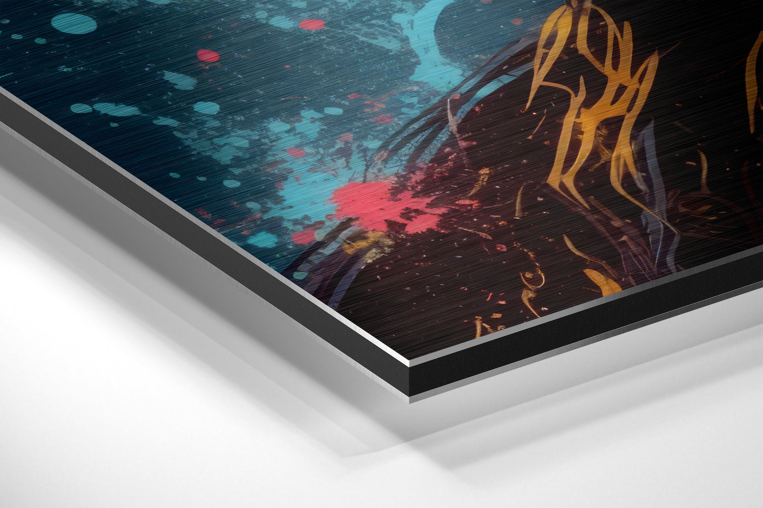 Smarty Monkey Brushed Aluminum Dibond Wall Art.