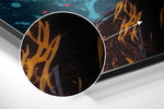 Smarty Monkey Brushed Aluminum Dibond Wall Art.