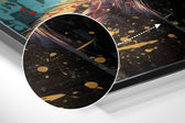 Smarty Monkey Brushed Aluminum Dibond Wall Art.
