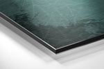 Happy Giraffe Brushed Aluminum Dibond Wall Art.