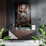 Kratos - God of War Brushed Aluminum Dibond Wall Art.
