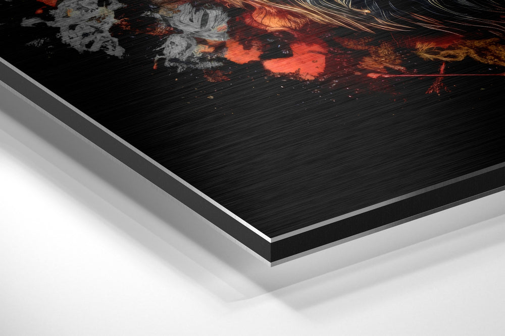 Kratos - God of War Brushed Aluminum Dibond Wall Art.